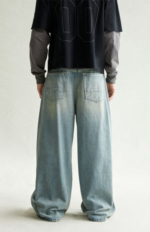 Ryder Ultra Baggy Jeans Medium Blue Tinted image number 5