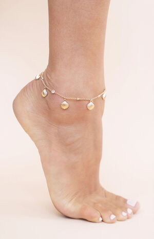 Scallop Shell Anklet image number 2