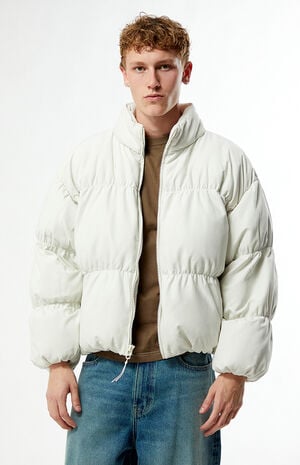 Cream 83 Channel Puffer Jacket image number 1