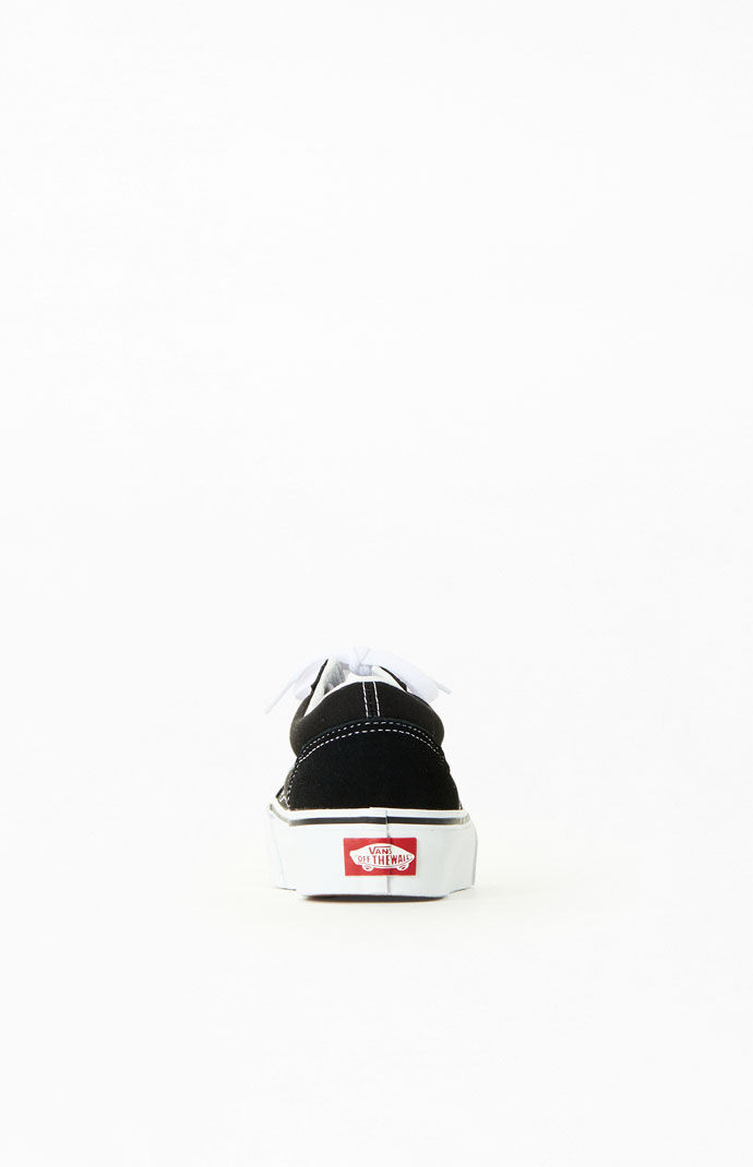 Old skool platform white store