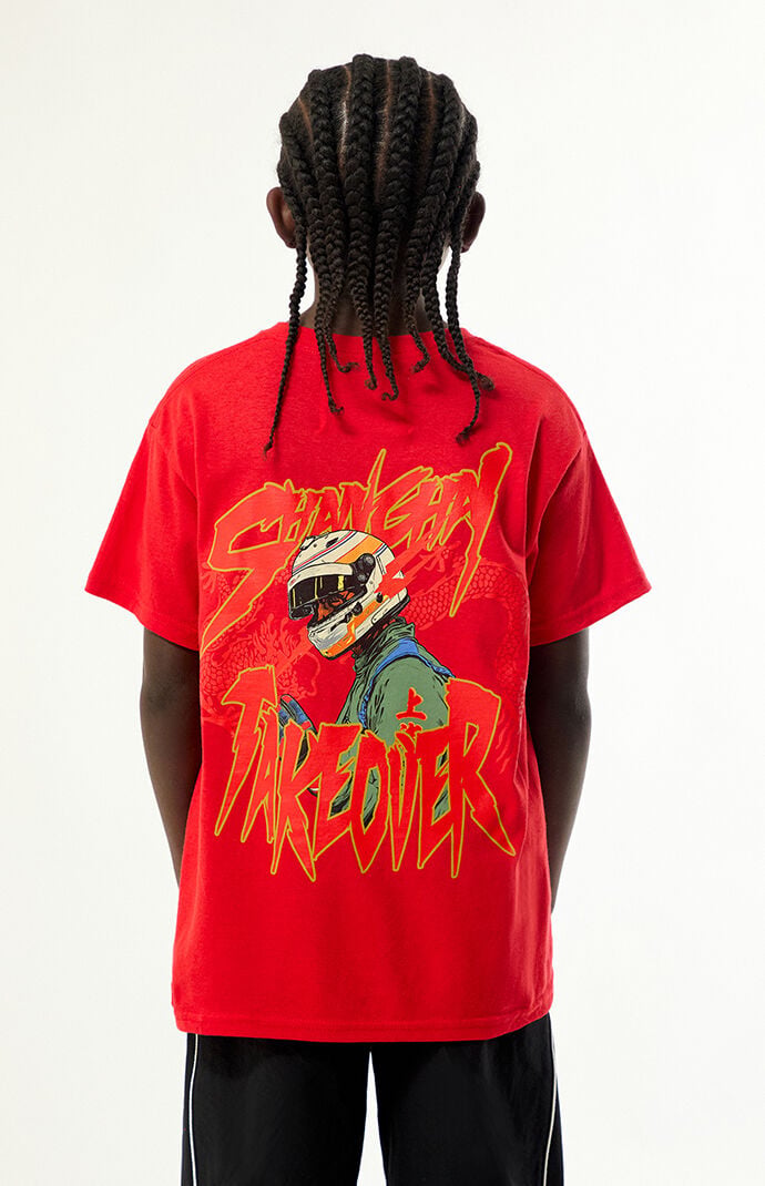 Formula 1 F1 X Pacsun Kids Shanghai T-shirt In Red