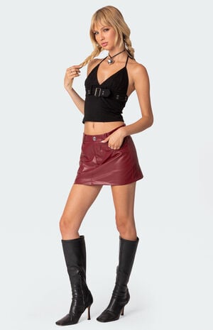 Birdie Buckle Belted Top image number 3