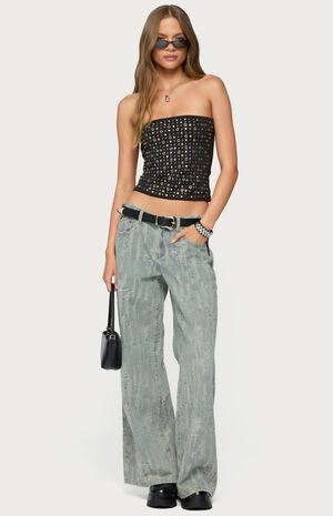 Blanco Studded Grommet Tube Top image number 5