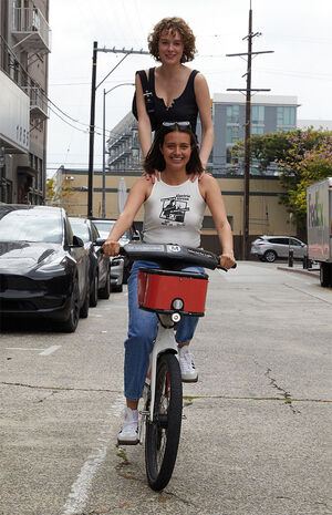 White Electric Circus Cropped Tank Top image number 3