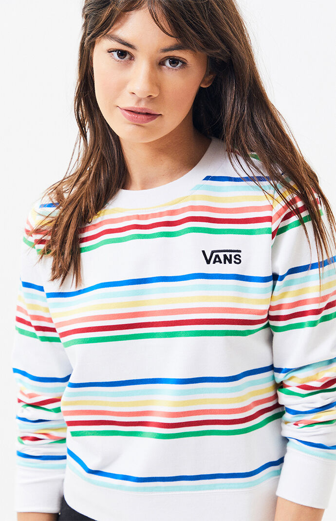 vans striped hoodie