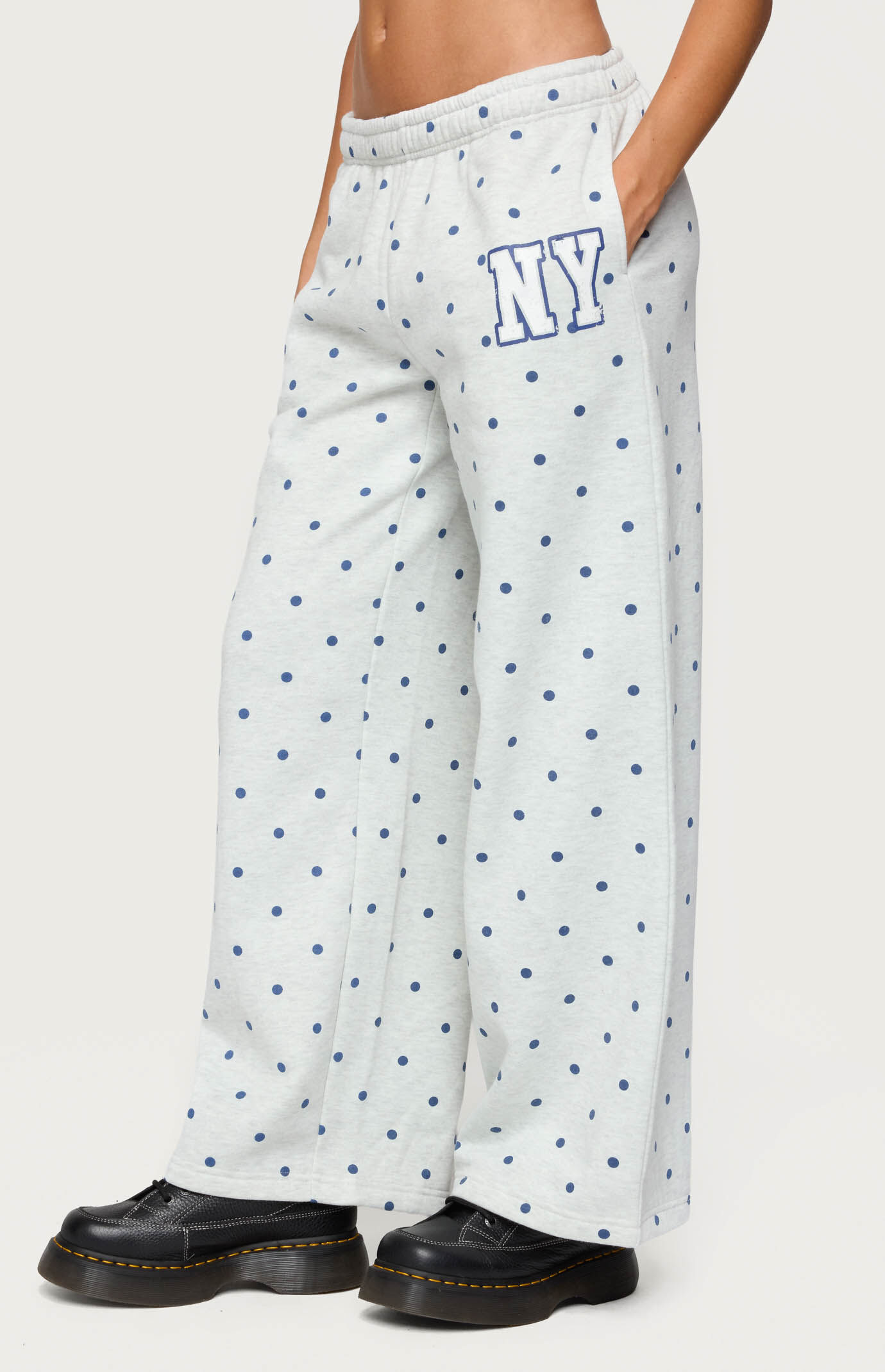 Edikted NY Babe Polka Dot Sweatpants