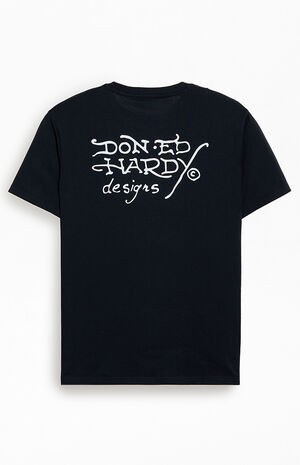 Black Crouching Panther T-Shirt image number 2