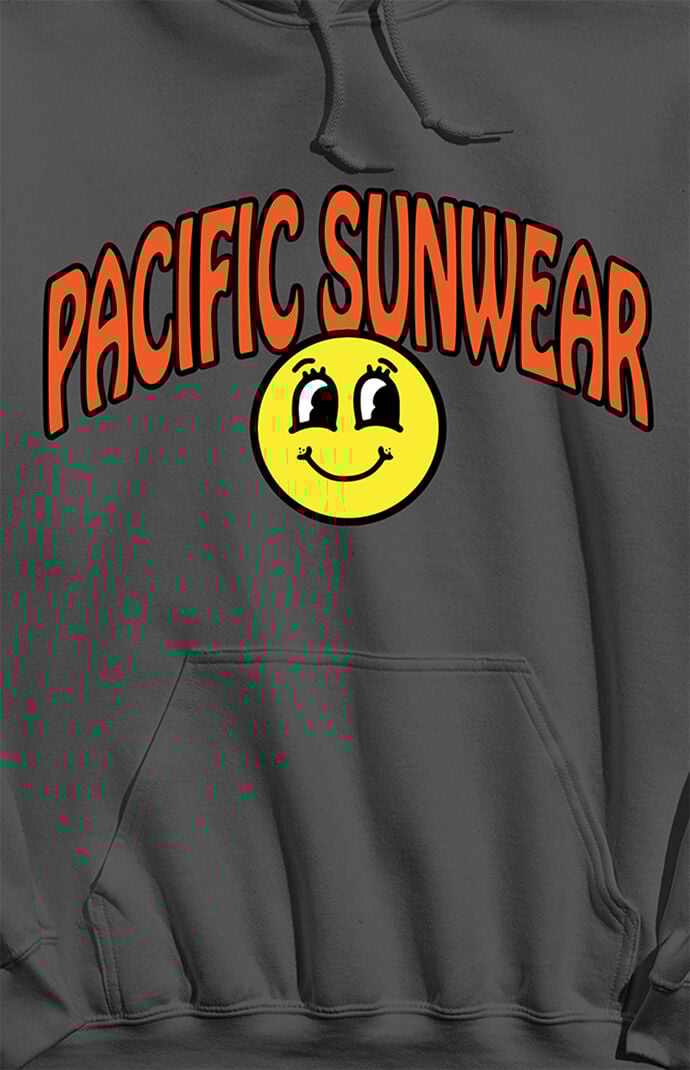 Pacsun smiley hoodie clearance