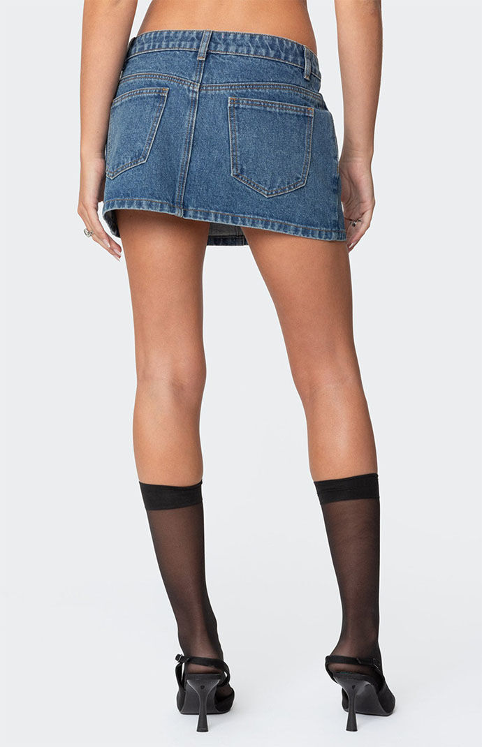 Edikted Chiara Denim Micro Skirt | PacSun
