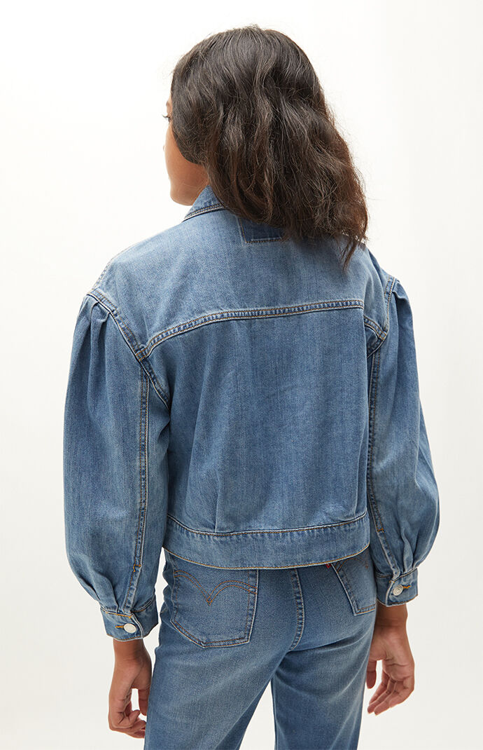 Trucker discount pleat sleeve