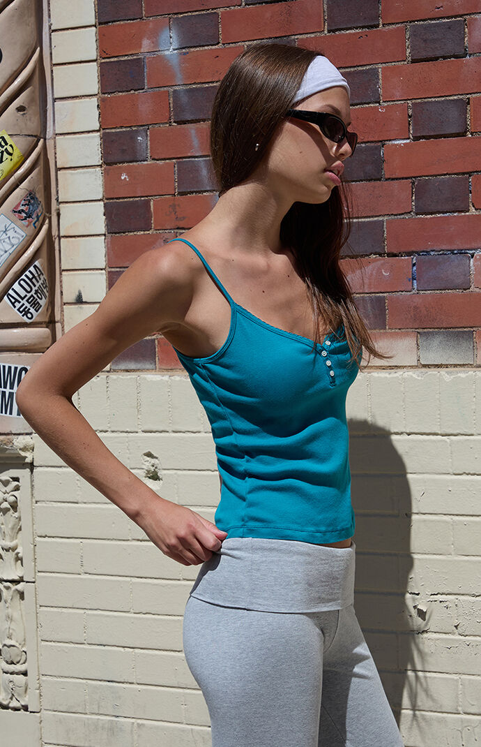 John Galt Emerald Lorene Tank Top