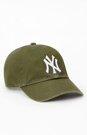 Green NY Yankees Dad Hat image number 1