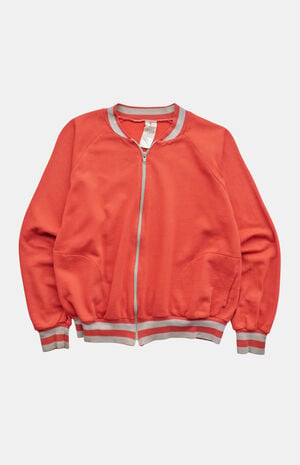 '80s Red Varsity Jacket image number 1