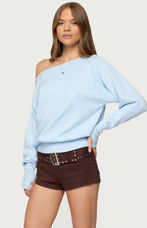 Off Shoulder Oversized Sweater image number 2