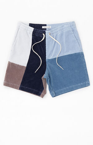 Patchwork Corduroy Volley Shorts image number 1