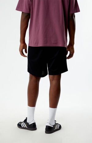 Black Mesh Basketball Shorts image number 4