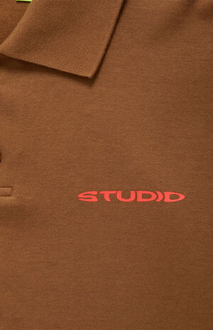 Chocolate Long Sleeve Polo T-Shirt image number 3