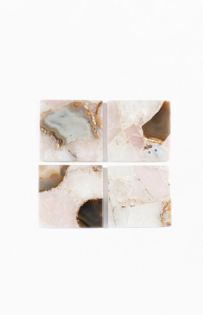 Agate Patch Coaster Set