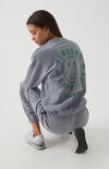 Smiley Find Happiness Crew Neck Recycled Sweatshirt Smiley Find Happiness Crew Neck Recycled Sweatshirt image number null