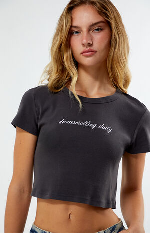 Doomscrolling Daily Baby T-Shirt image number 1