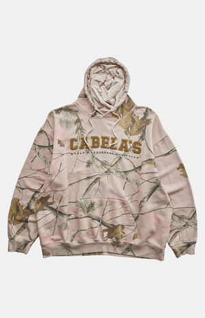 2000s Cabela's Pink Camo Pullover Hoodie image number 1