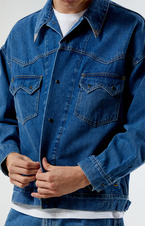 Denim Western Trucker Jacket image number 2
