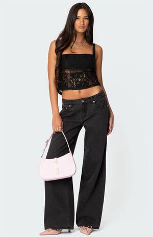 Gwyn Mixed Lace Top image number 2