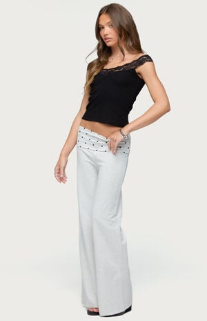 Freyah Lace Off-The-Shoulder Top image number 4