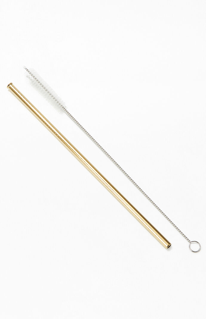 3 Piece Small Terrazzo Reusable Straw Set