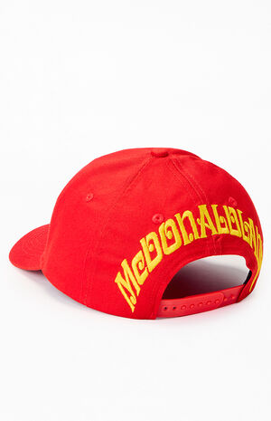Red Big Logo Snapback Hat image number 6