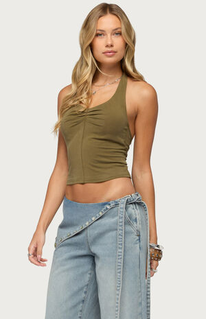 Montanah Pleated Halter Top image number 2