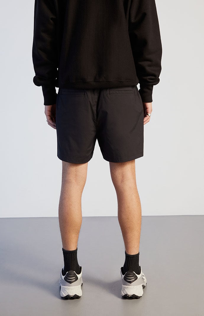 PacSun Black Nylon Volley Shorts PacSun