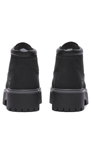 Women's Black Stone Street Mid Lace-Up Waterproof Boots image number 5