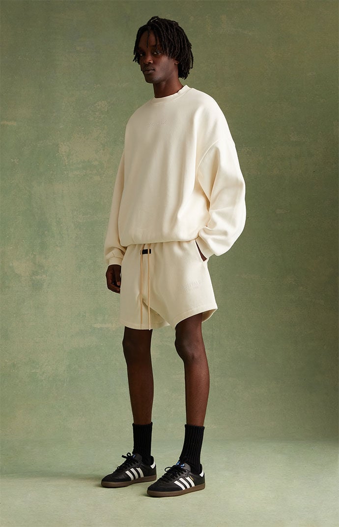 【ESSENTIALS】Essentials Crewneck/Cloud Dancer(192BT232041F) Essentials Crewneck Sweatshirt Cloud Dancer | The Webster