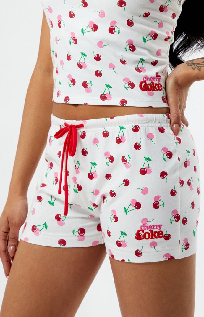 Pacsun cherry paperbag shorts online