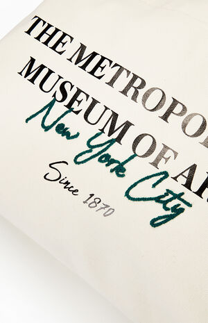 x PacSun Cream Metropolitan Tote Bag image number 3