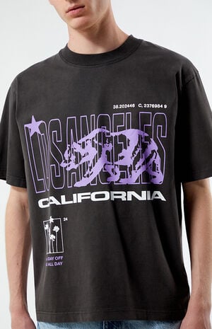 LA Coordinates Oversized T-Shirt image number 3