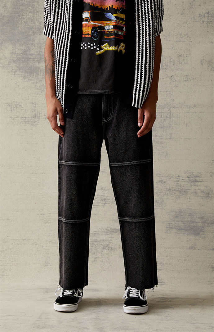 Pacsun Eco Baggy Black Panel Jeans | PacSun