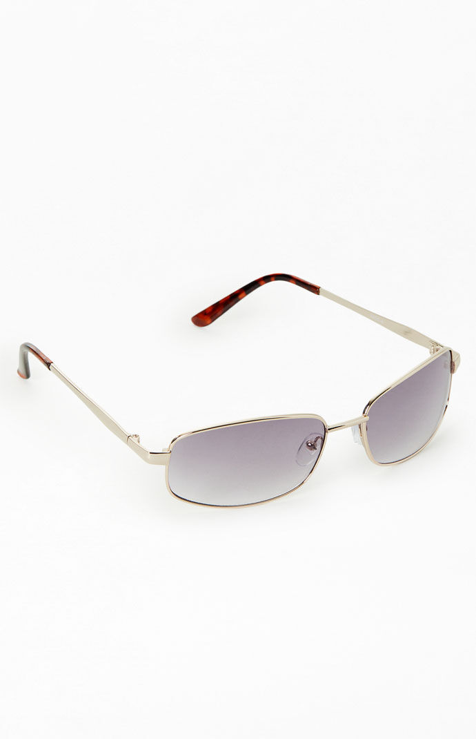 Square 2025 metal sunglasses