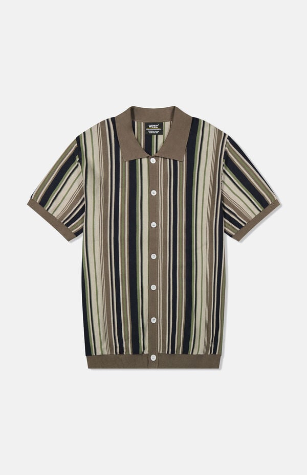 WeSC America Inc Polo Vertical Stripe Cardigan