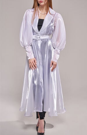 Cassara Sheer Trench Coat image number 1