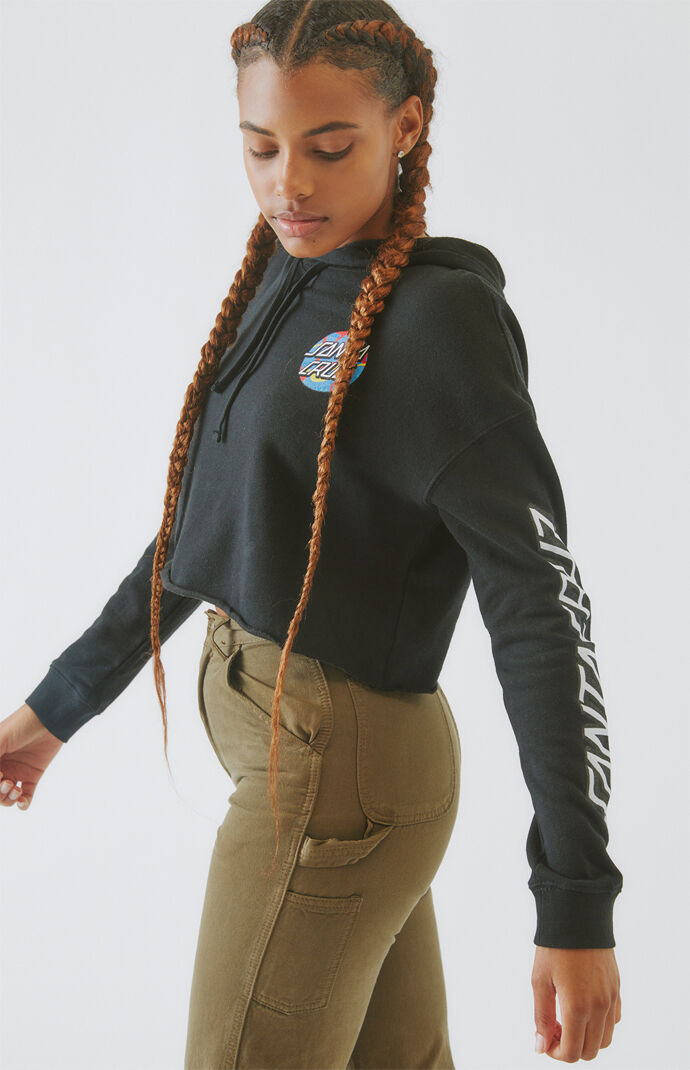 Primary Dot Cropped Hoodie