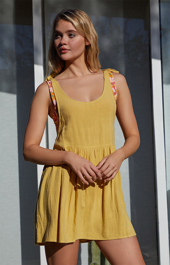 Pacsun shop yellow dress