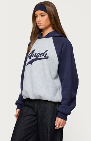 Angels Raglan Oversized Hoodie image number 2