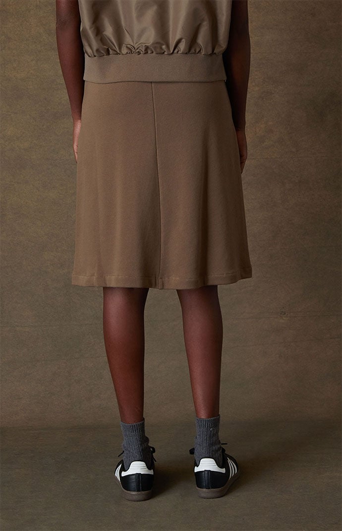 Fear of God Essentials Women's Wood Midi Skirt | PacSun