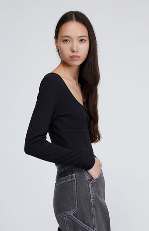 Science Long Sleeve Bustier Top image number 2