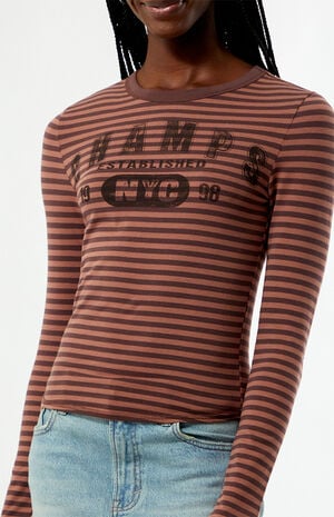 Champs Striped Long Sleeve T-Shirt image number 3