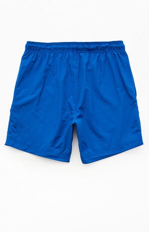 Electric Blue Collegiate Solid 6.5" Swim Trunks image number 2