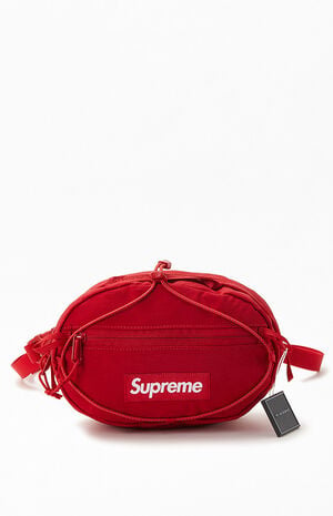 supreme waist bag red