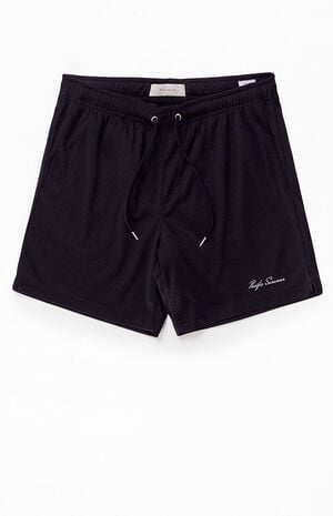 Black Mesh Basketball Shorts